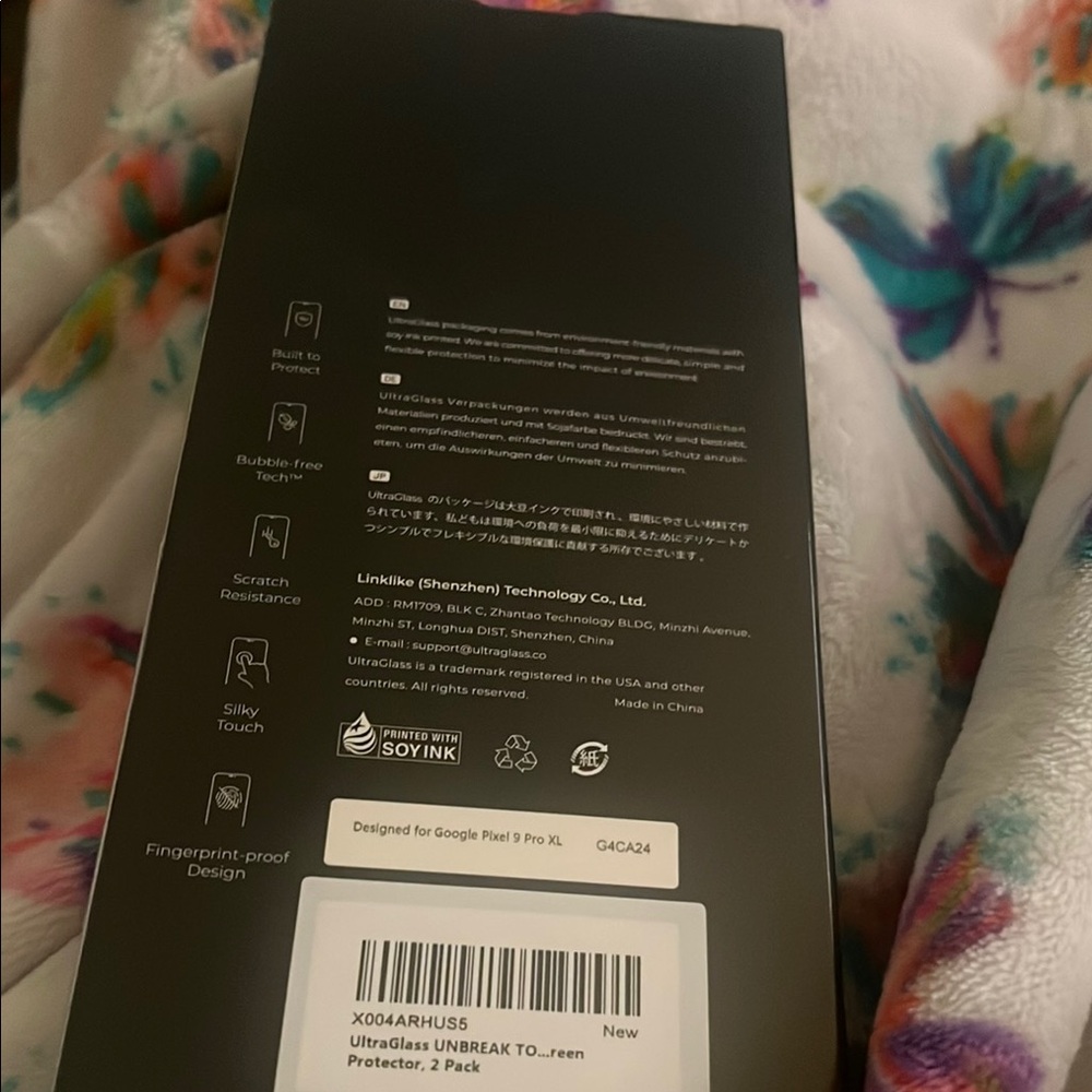 UltraGlass Black Screen Protector Brand New. - Picture 2 of 2